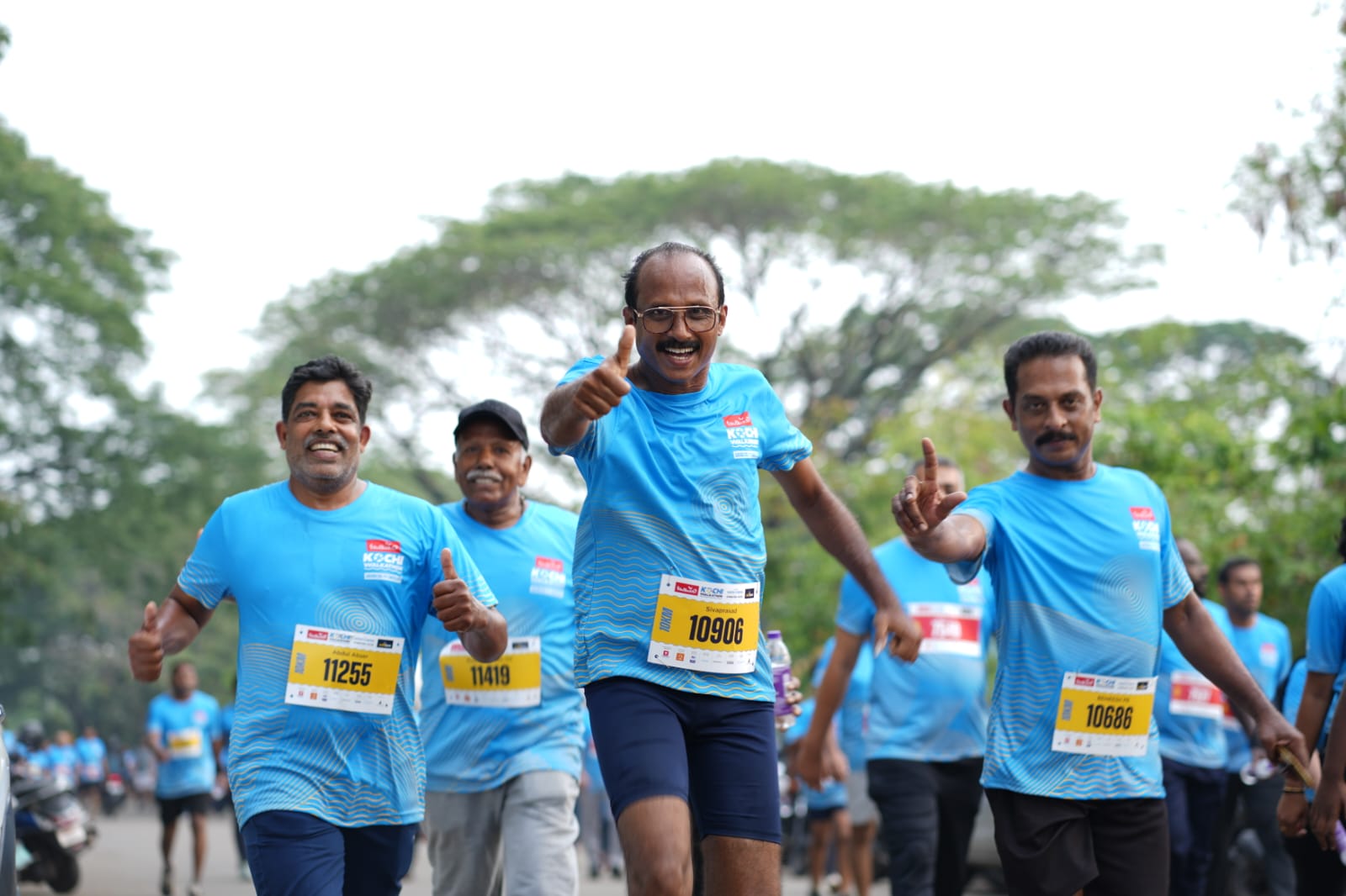 Group Photo at Finish Line