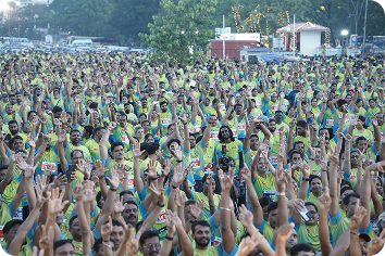 Massive Crowd Cheering