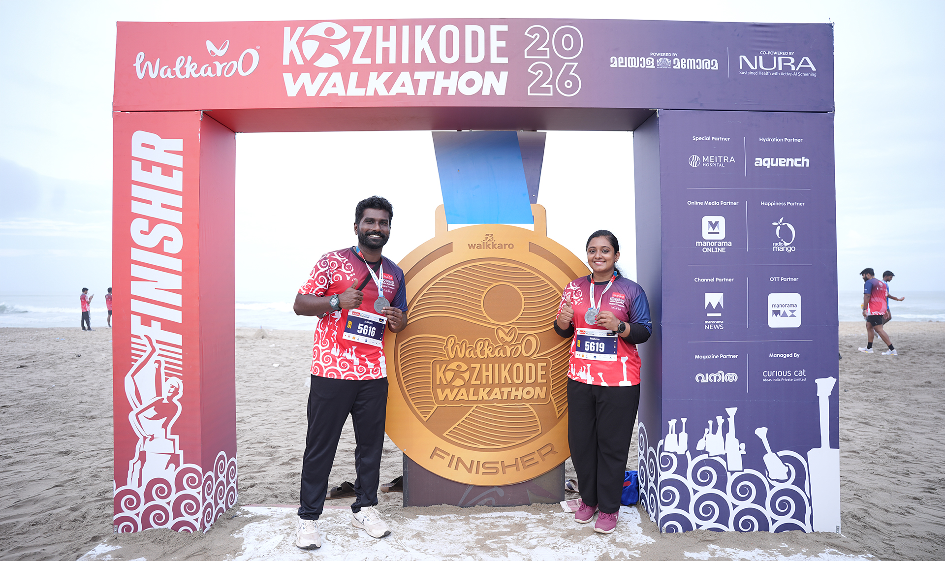 Participants at the photo point